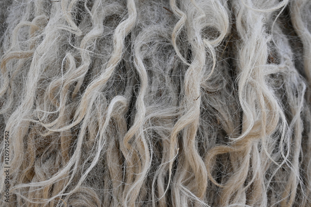 texture of grey dirty sheep's wool, texture of sheep's wool on the animal texture of grey dirty sheep's wool, texture of sheep's wool on the animal