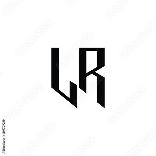 Free Download LR monogram logo design letter text name symbol monochrome logotype alphabet character simple logo - GFXLoad