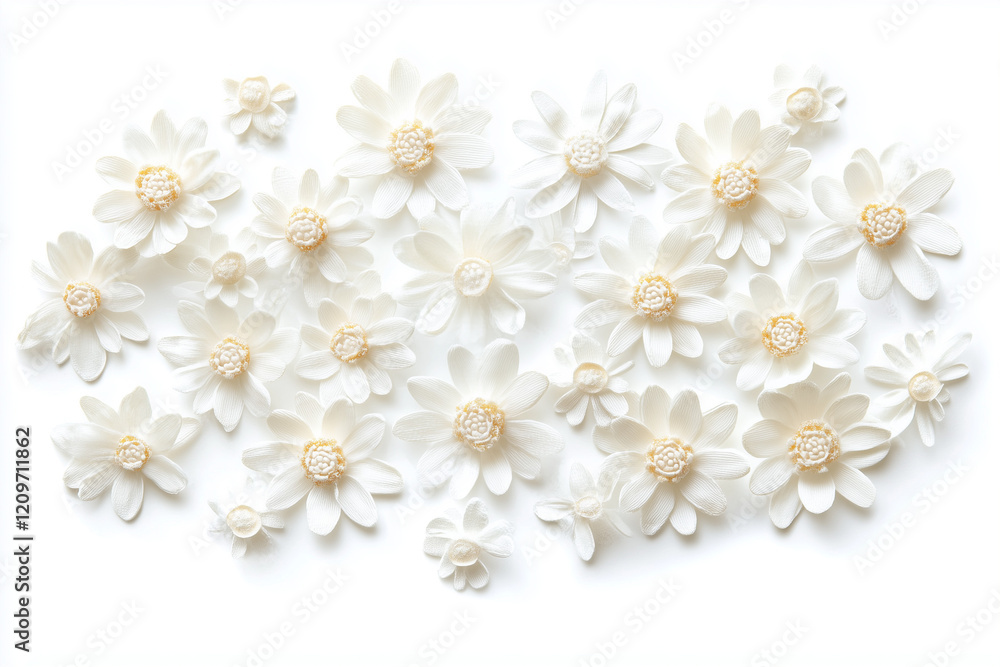 Chamomiles on white background Chamomiles on white background