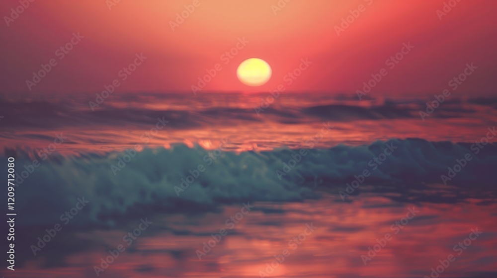 Tranquil Sunset Over the Ocean with Gentle Waves and Soft Colors, Capturing the Beauty of Nature at Dusk, Ideal for Relaxation and Serenity Themes Tranquil Sunset Over the Ocean with Gentle Waves and Soft Colors, Capturing the Beauty of Nature at Dusk, Ideal for Relaxation and Serenity Themes