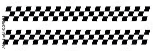 Race Flag Silhouette , Race Flag Desig Illustration Vector