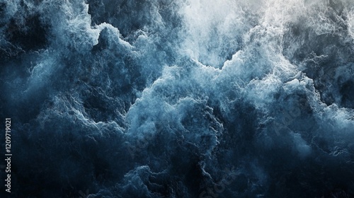 Abstract Blue Water Texture Background Image