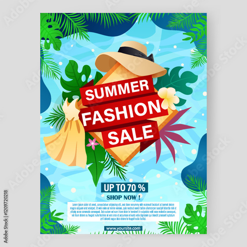 Summer Fashion Sale Poster