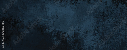 A Calm and Balanced Deep Blue Canvas Featuring Atmospheric Brushwork and a Dreamy, Textured Gradient
