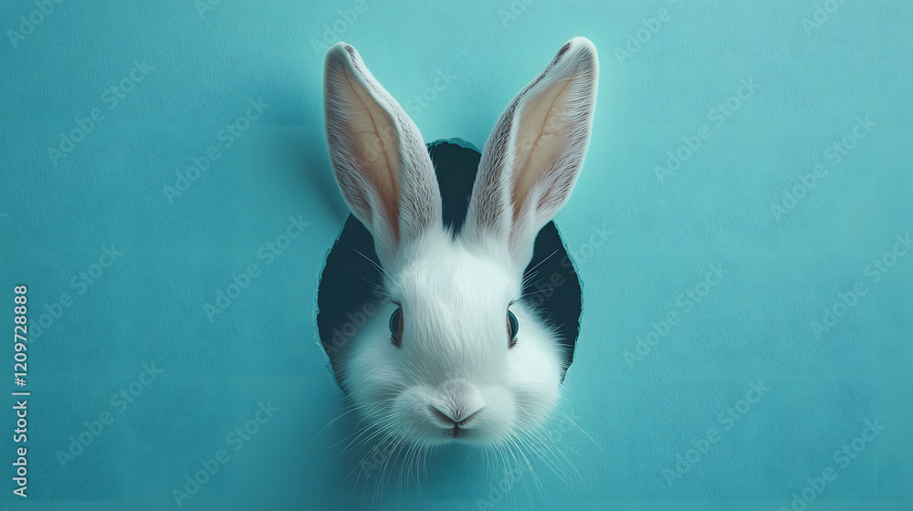 Obraz premium Multi-colored Easter eggs on a spring background. Happy easter.