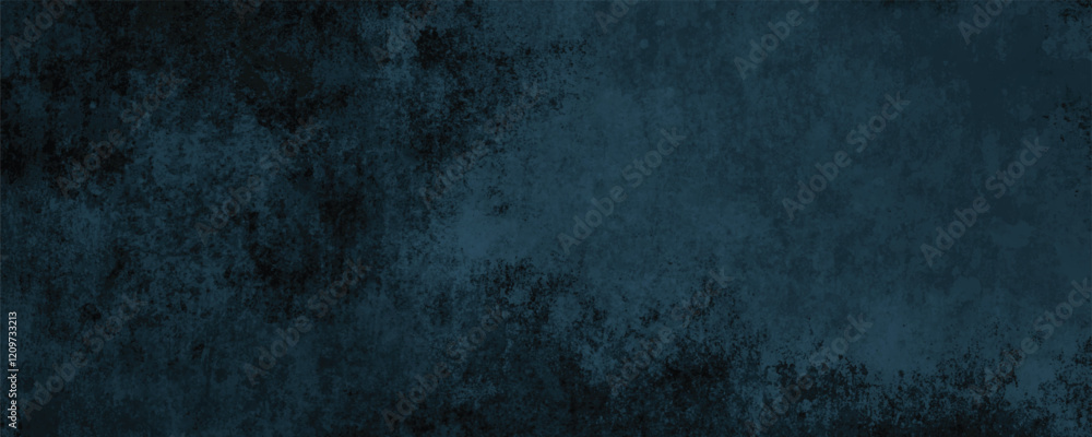 Obraz premium A Subtle Grunge Texture with Layers of Deep Blue Shades and a Washed, Faded Gradient Transition 