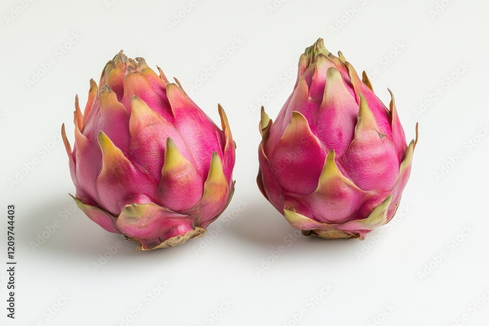 dragon fruit or pitahaya isolated on a white background MONA dragon fruit or pitahaya isolated on a white background MONA