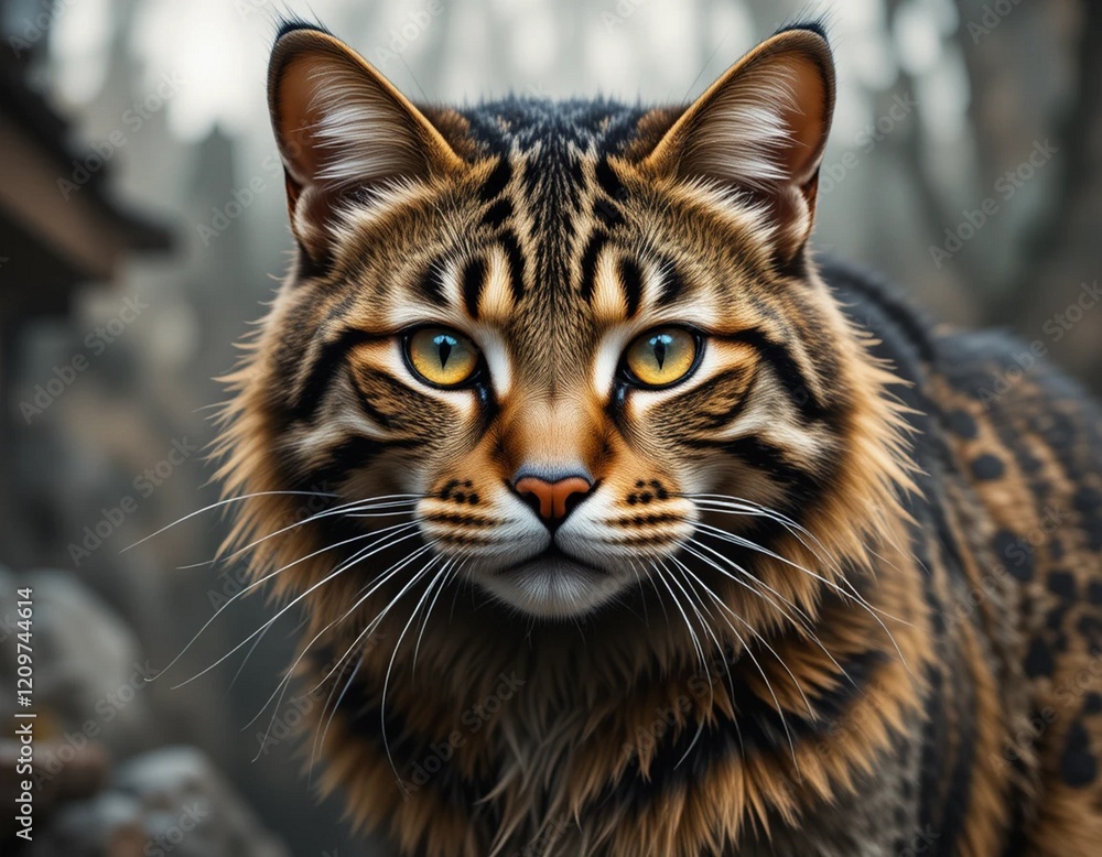 Fototapeta premium portrait of a cat