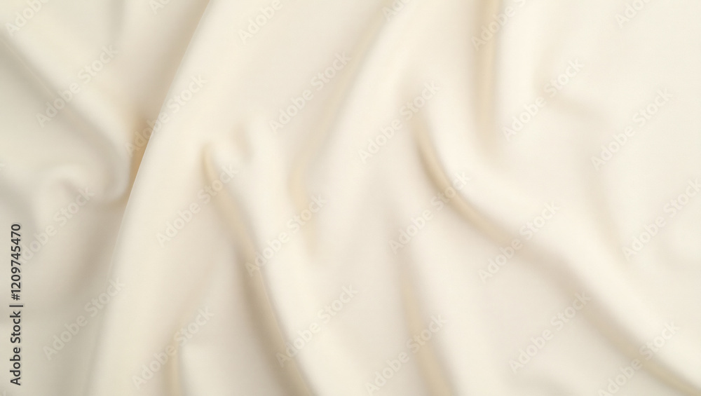 Obraz premium Light Beige Fabric Texture Background