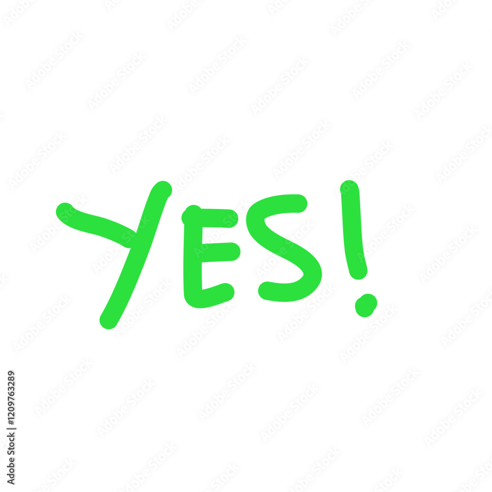 Green Yes with Exclamation Mark Green Yes with Exclamation Mark