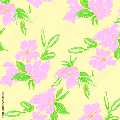 Abstract Flower background suitable for home decore and wallpaper purpose