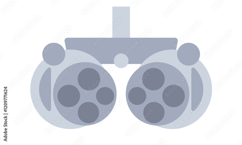 Obraz premium Phoropter ophthalmic testing device