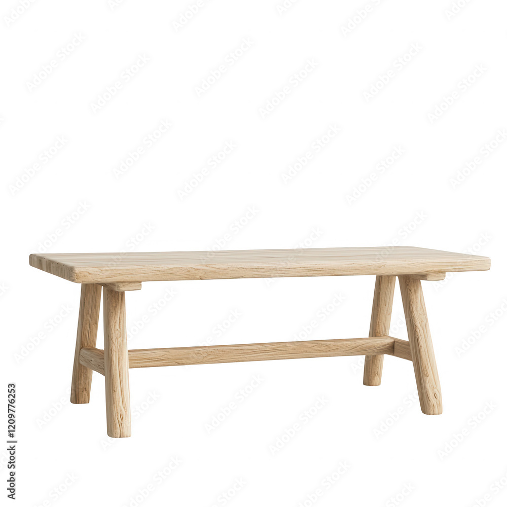 Elegant wooden table with a simple design, perfect for home and office settings.