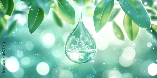 Dewdrop Serenity: A single,...