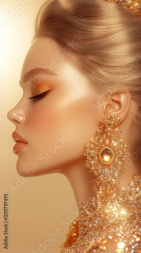 Golden Radiance: A captivat...