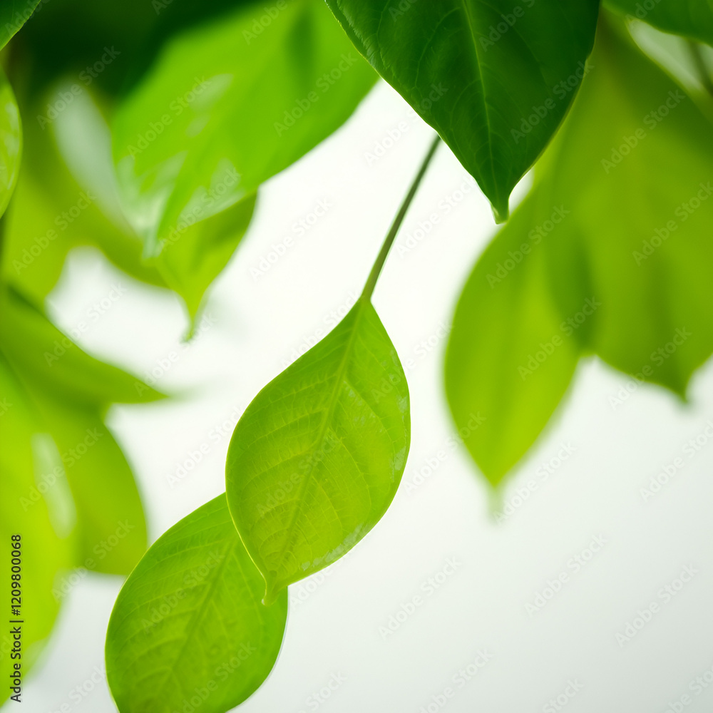 Fototapeta premium green leaves background