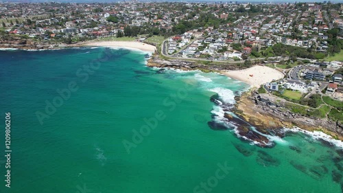 Wallpaper Mural Bronte And Tamarama Beach Of Sydney City In Australia - Aerial Panoramic Torontodigital.ca