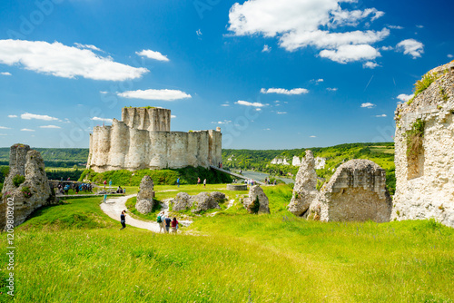 Photos Les Andelys, France. View from Gaillard castle