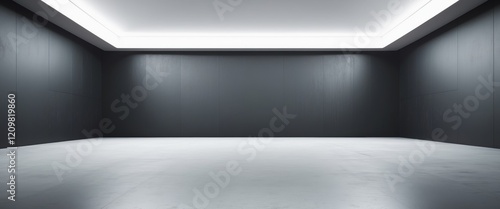 Wallpaper Mural black wall with white light , copy space concept for wallpaper or background Torontodigital.ca