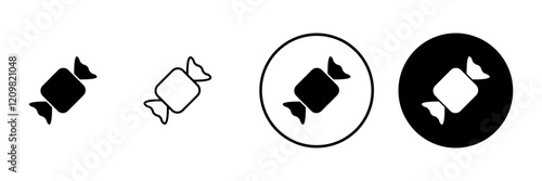 Candy icon vector. candy sign and symbol.