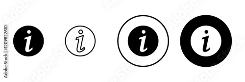 Information sign icon vector. about us sign and symbol. question mark icon