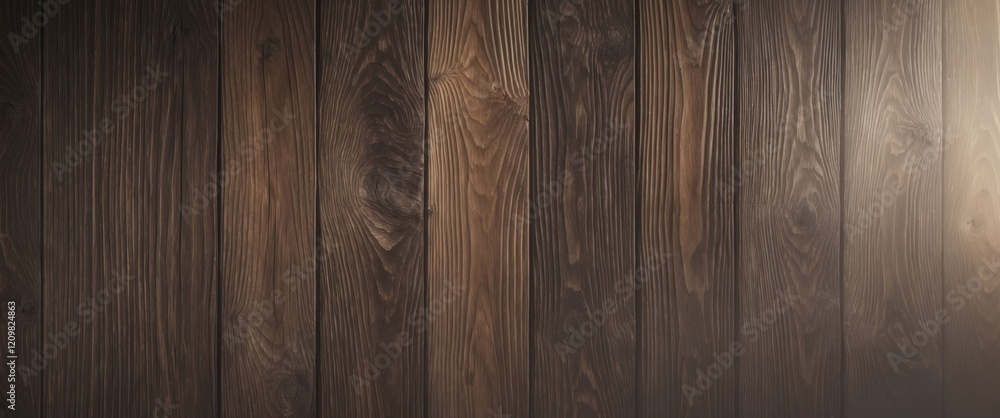 Obraz premium Dark Brown Wood Planks Texture Background.