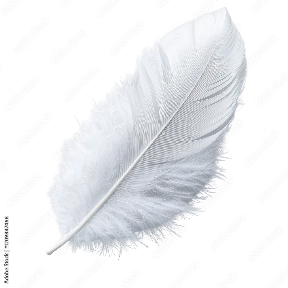 white feather isolated on transparent background white feather isolated on transparent background