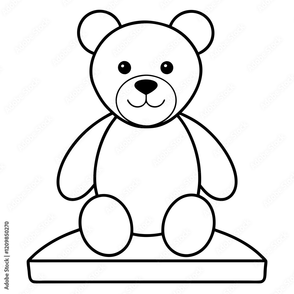 Fototapeta premium teddy bear with a heart