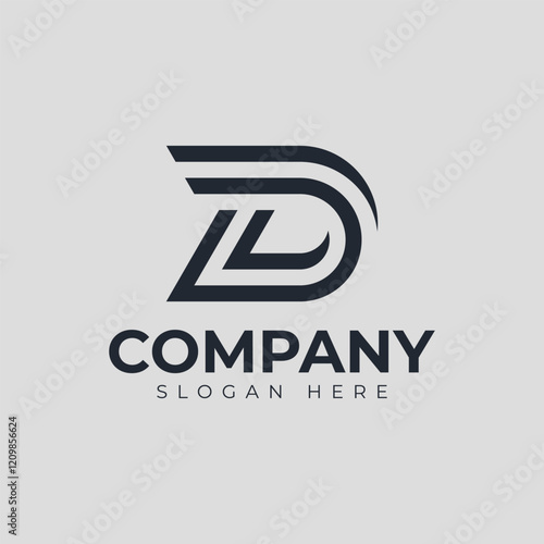 vector letter d logo premium template