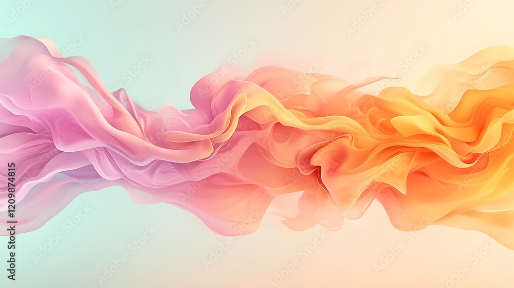 Dynamic pastel flowing abstract background artistic design in a vibrant environment Dynamic pastel flowing abstract background artistic design in a vibrant environment