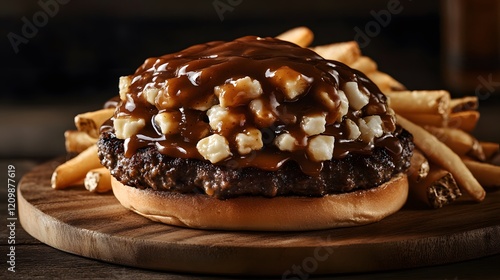 Delicious Poutine Burger
