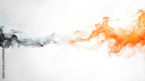 Dynamic action of colorful waves abstract background with pastel color digital art environment