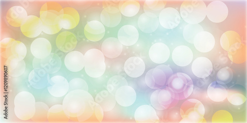 Colorful bokech, circles, abstract background   bokeh effects in various colors                             