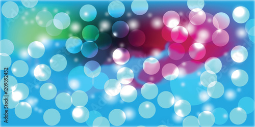 Colorful bokech, circles, abstract background   bokeh effects in various colors                             
