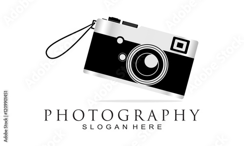 Camera for photography logo design vector