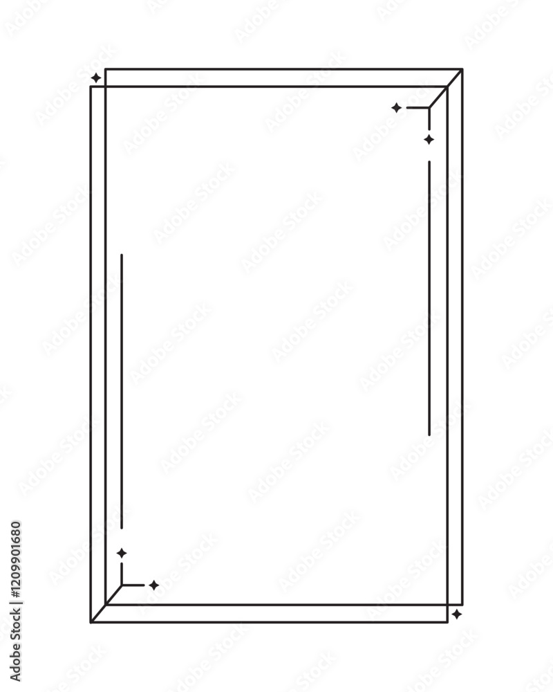 monochrome frame isolated monochrome frame isolated