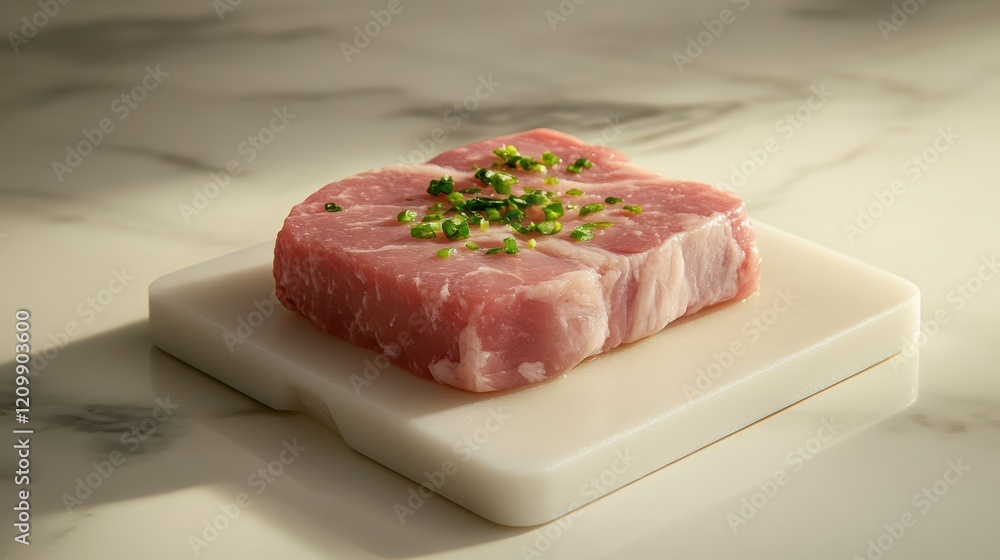 Sizzling grilled meat, a culinary masterpiece on pristine white plate sizzling Sizzling grilled meat, a culinary masterpiece on pristine white plate sizzling
