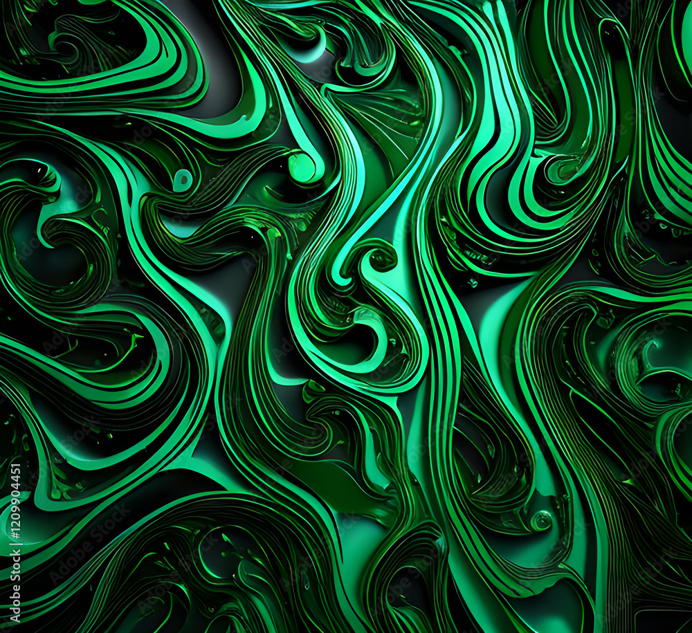 Tilted angle undulating textured muted green wave background, shapes and textures, color background.Modern abstract bright amazing, modern design poster background, Generative AI Tilted angle undulating textured muted green wave background, shapes and textures, color background.Modern abstract bright amazing, modern design poster background, Generative AI