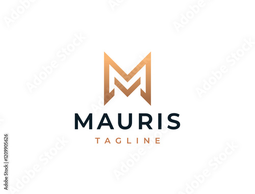 Free Download Letter M Logo Icon. Modern Elegant Logotype. 
 - GFXLoad