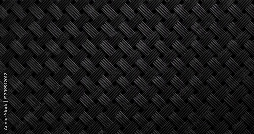 Black Woven Carbon Texture with Smooth Motion. Black Woven Carbon Texture with Smooth Motion.