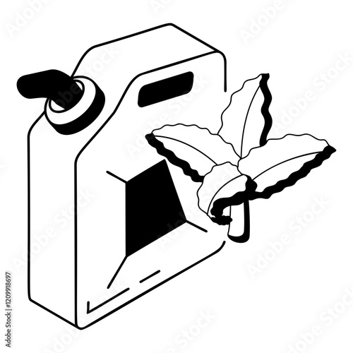 Hash Discreet Storage isometric vector icon,Cannabis and marijuana symbol, cannabinoids sign, healthcare Herb illustration, Smell-Proof Airtight Stash Container concept