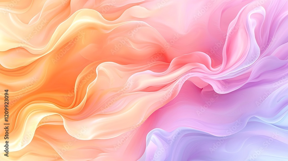 Fototapeta premium Pastel abstract background creative digital art with soft textures and aesthetic viewpoint