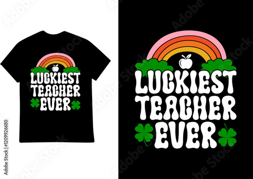 World St Patricks day t shirt Design Illustration