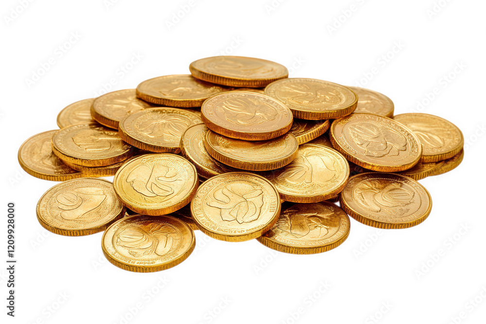 a pile of shiny gold coins stacked together. showcasing their detailed designs and metallic luster wealth and currency. often associated with financial themes. treasure. or collectibles a pile of shiny gold coins stacked together. showcasing their detailed designs and metallic luster wealth and currency. often associated with financial themes. treasure. or collectibles