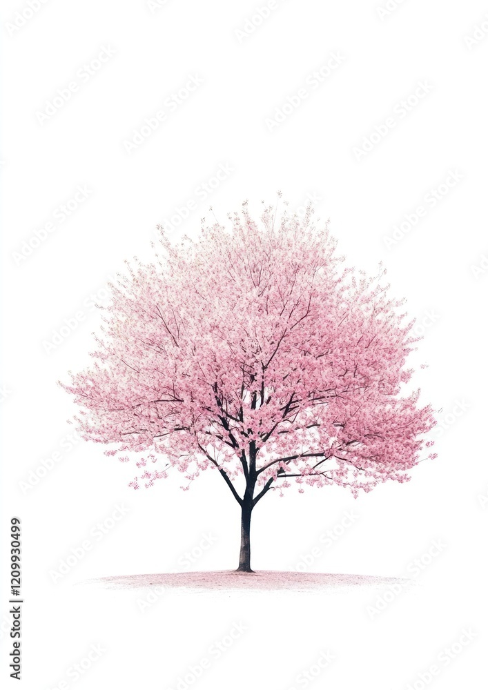 Sakura blossom tree minimalist flower Sakura blossom tree minimalist flower