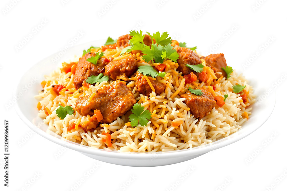 Ramadan Kareem biryani on on transparent background Ramadan Kareem biryani on on transparent background