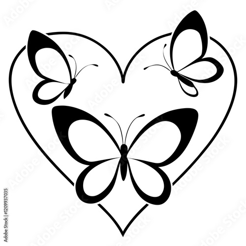 butterfly tattoo vector
