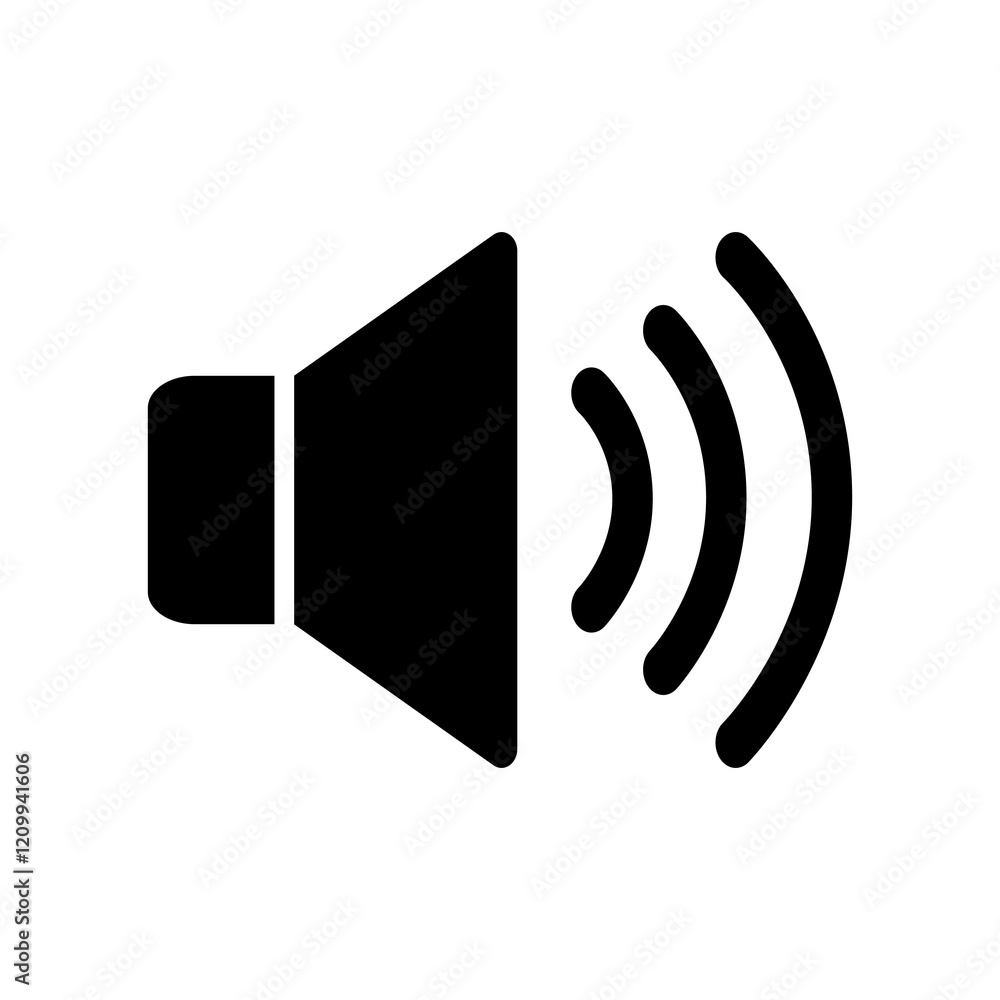 Speaker icon, Volume control sign, Audio icon, Media player buttons icon set isolated, Flat style vector design Speaker icon, Volume control sign, Audio icon, Media player buttons icon set isolated, Flat style vector design