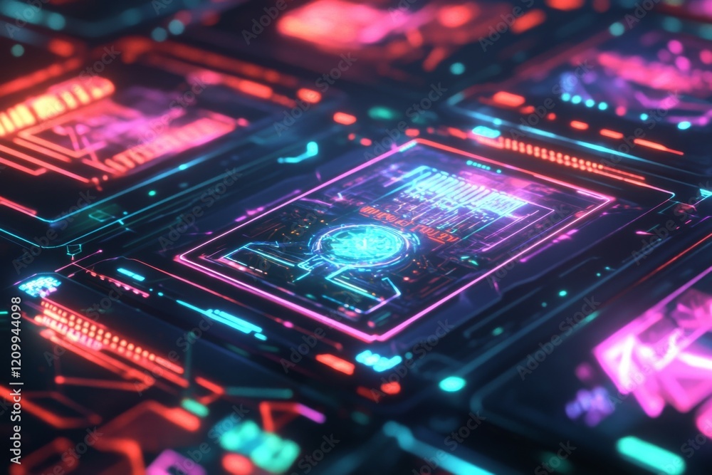 Futuristic Tech Interface Futuristic Tech Interface