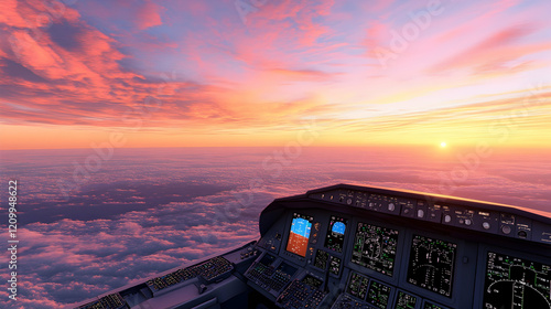 Cockpit View Landing photo